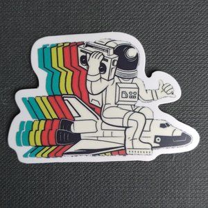 Boombox Astronaut sticker